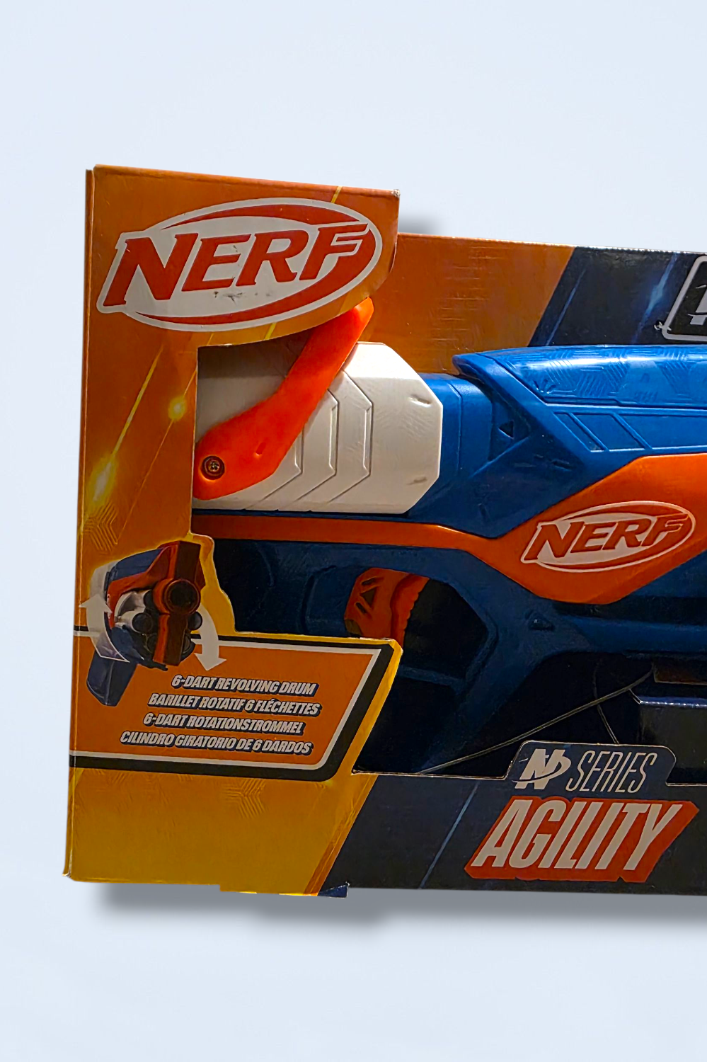New Nerf Agility Gun 8+ with 12 Darts