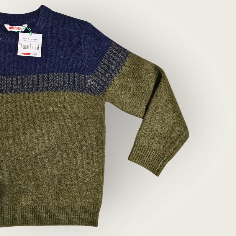 New Green & Blue John Lewis Knitted Jumper Age 9