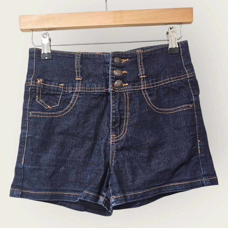 New Look London Yes Yes Denim Shorts UK 8 y2k