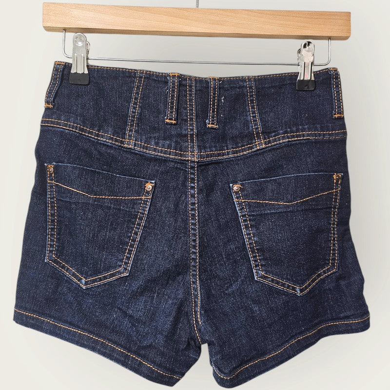 New Look London Yes Yes Denim Shorts UK 8 y2k