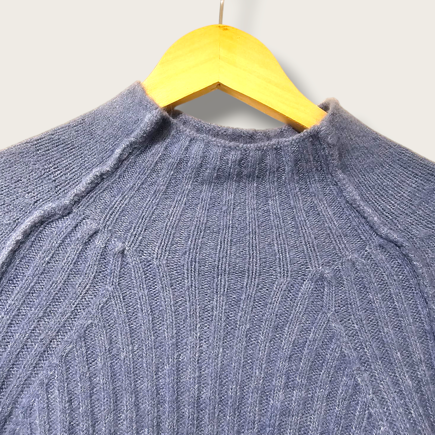 Next Blue High-neck Knitted Jumper Medium