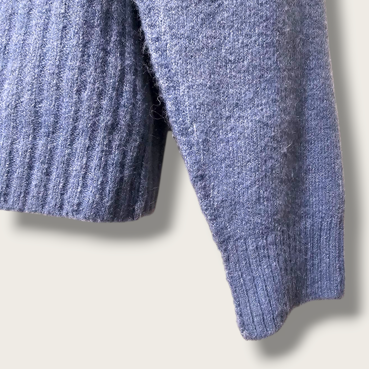 Next Blue High-neck Knitted Jumper Medium