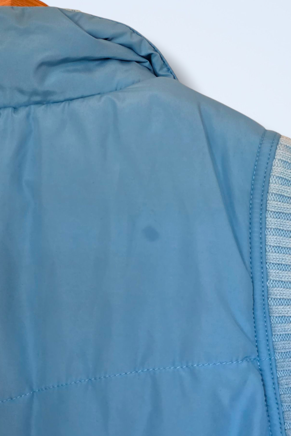 Next Vintage Blue Gilet Zip & Snap Button Fastening Size 12