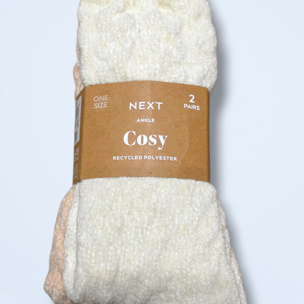 Next 2-Pack New Cosy One-size Adults Ankle Socks