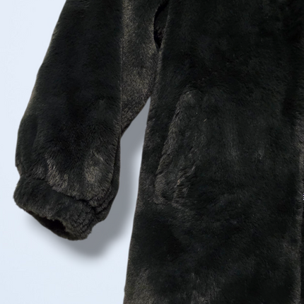 Next – Age 7 – Green Faux Fur Jacket – Long-sleeved