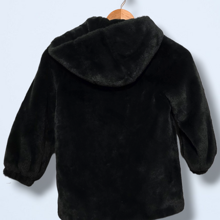 Next – Age 7 – Green Faux Fur Jacket – Long-sleeved