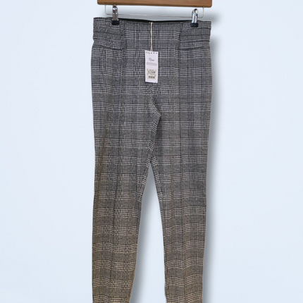 Black & White Check Slim-fit Next Trousers Size 10R