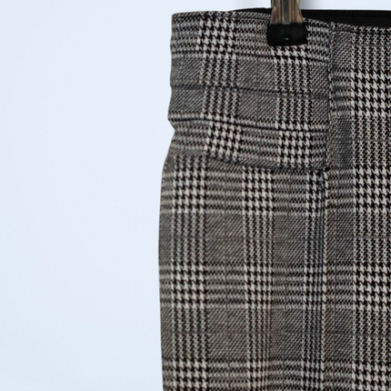Black & White Check Slim-fit Next Trousers Size 10R