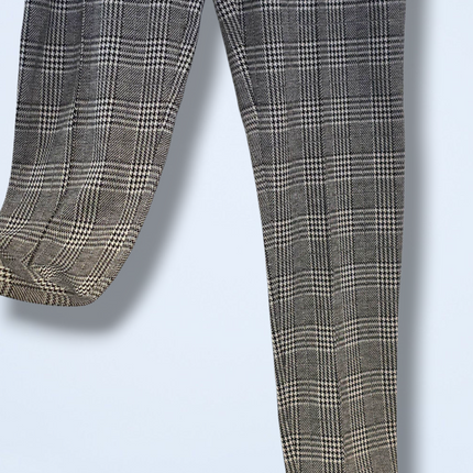 Black & White Check Slim-fit Next Trousers Size 10R