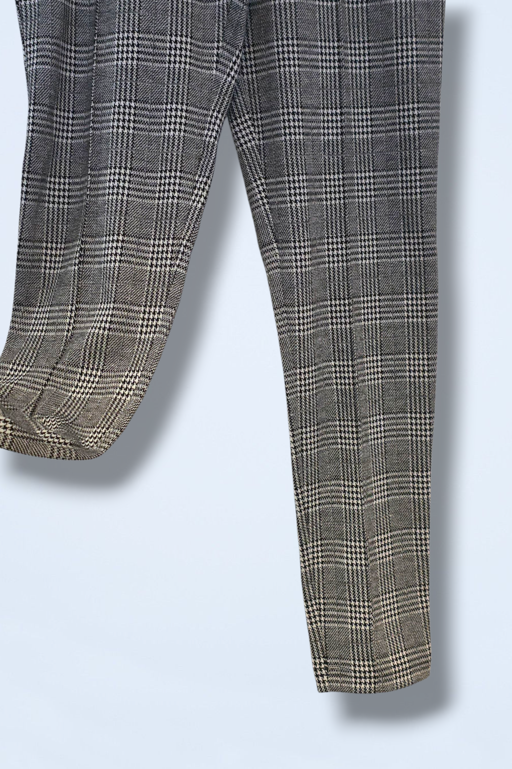 Black & White Check Slim-fit Next Trousers Size 10R