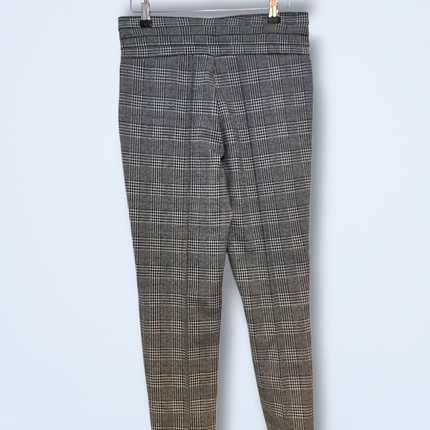 Black & White Check Slim-fit Next Trousers Size 10R