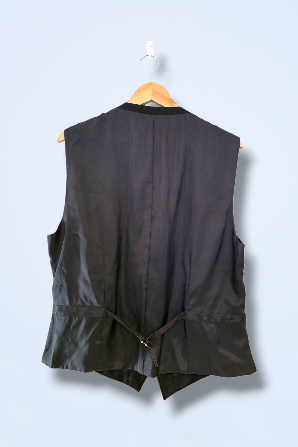 Black Next Waist Coat with Buttons Size 42R Wool Blend