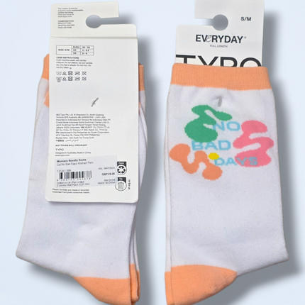 New Typo Everyday No Bad Days Full Length 2 Pairs 4-6.5