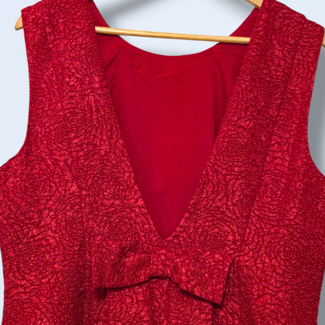 Red Rose Embroidered Nobody’s Child Dress UK 18 New