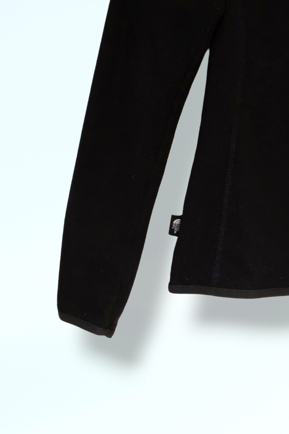 North Face Black ¼ Zipped Fleece Size Ladies Small