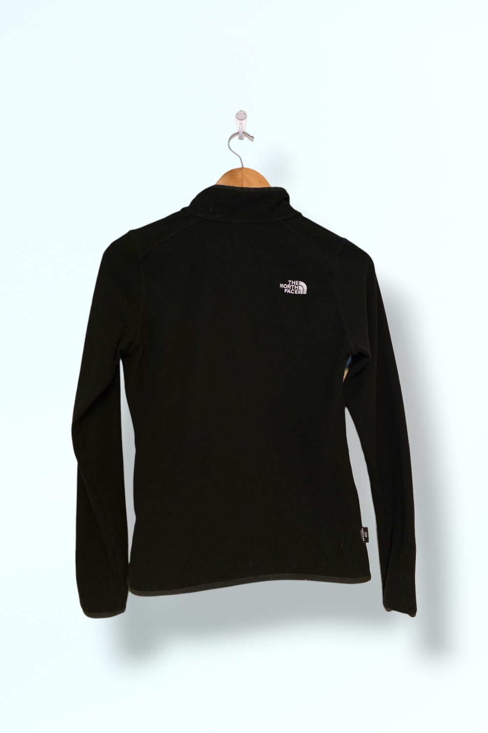 North Face Black ¼ Zipped Fleece Size Ladies Small