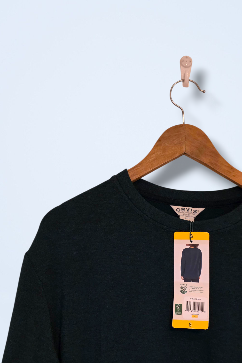 Orvis Size Small New Heather Pine Sweater