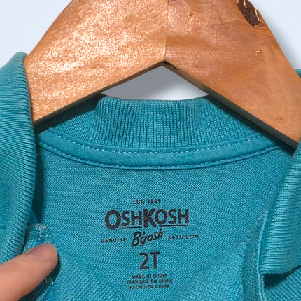 OshKosh – Children’s Age 2 – Blue Polo Neck – 100% Cotton