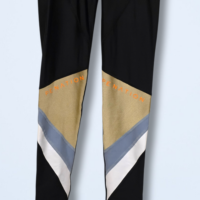 P.E Nation – NWT – Black Striped Leggings – Size Medium