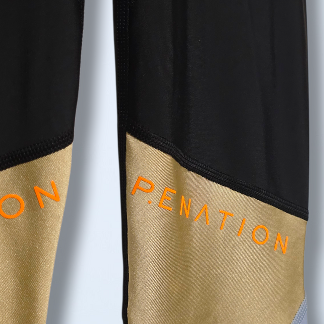 P.E Nation – NWT – Black Striped Leggings – Size Medium