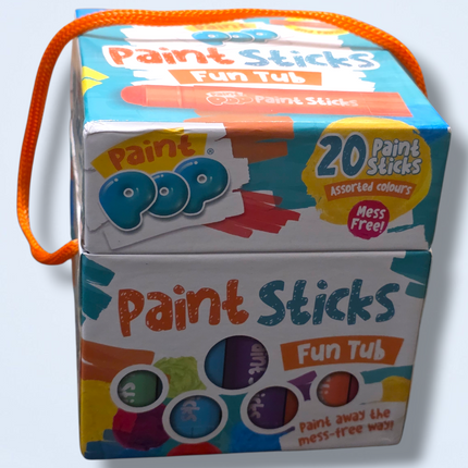 Paint Pop – New , 20 Paint Sticks Fun-Tub