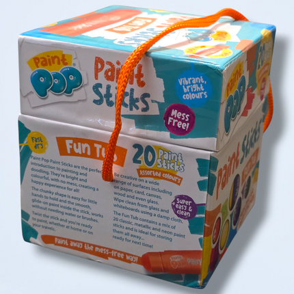 Paint Pop – New , 20 Paint Sticks Fun-Tub