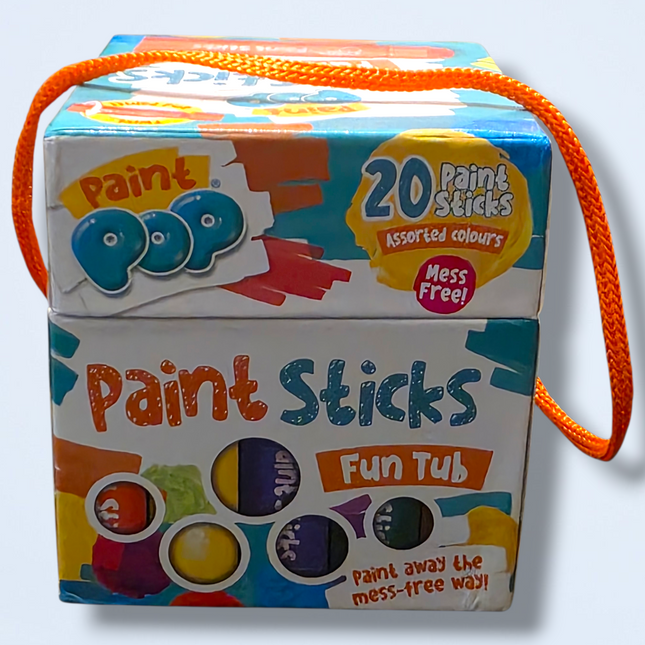 Paint Pop – New , 20 Paint Sticks Fun-Tub