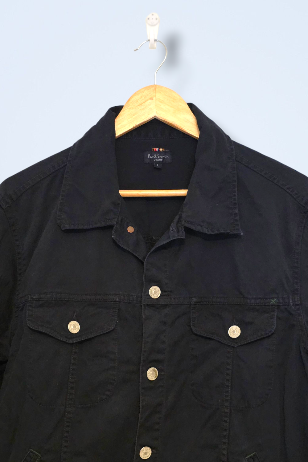 Paul Smith Size Large Jean Jacket Button-up Long Sleeved