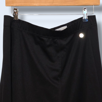 Penny Plain – Size 14/16 – Black Jersey A-line Skirt