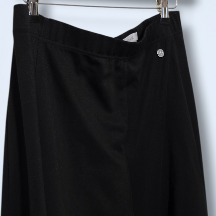 Penny Plain – Size 14/16 – Black Jersey A-line Skirt