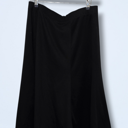 Penny Plain – Size 14/16 – Black Jersey A-line Skirt