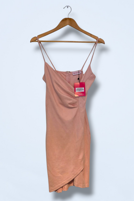 Pink Boutique Strappy Wrap Dress New UK Size 10