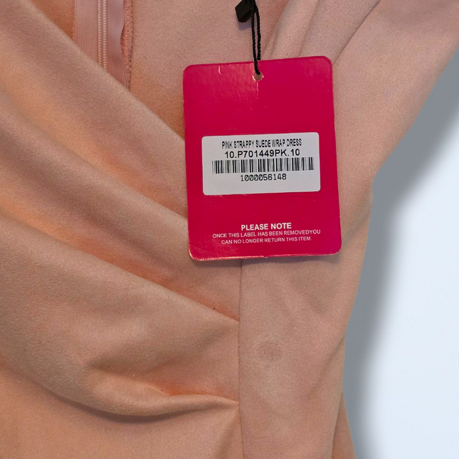 Pink Boutique Strappy Wrap Dress New UK Size 10