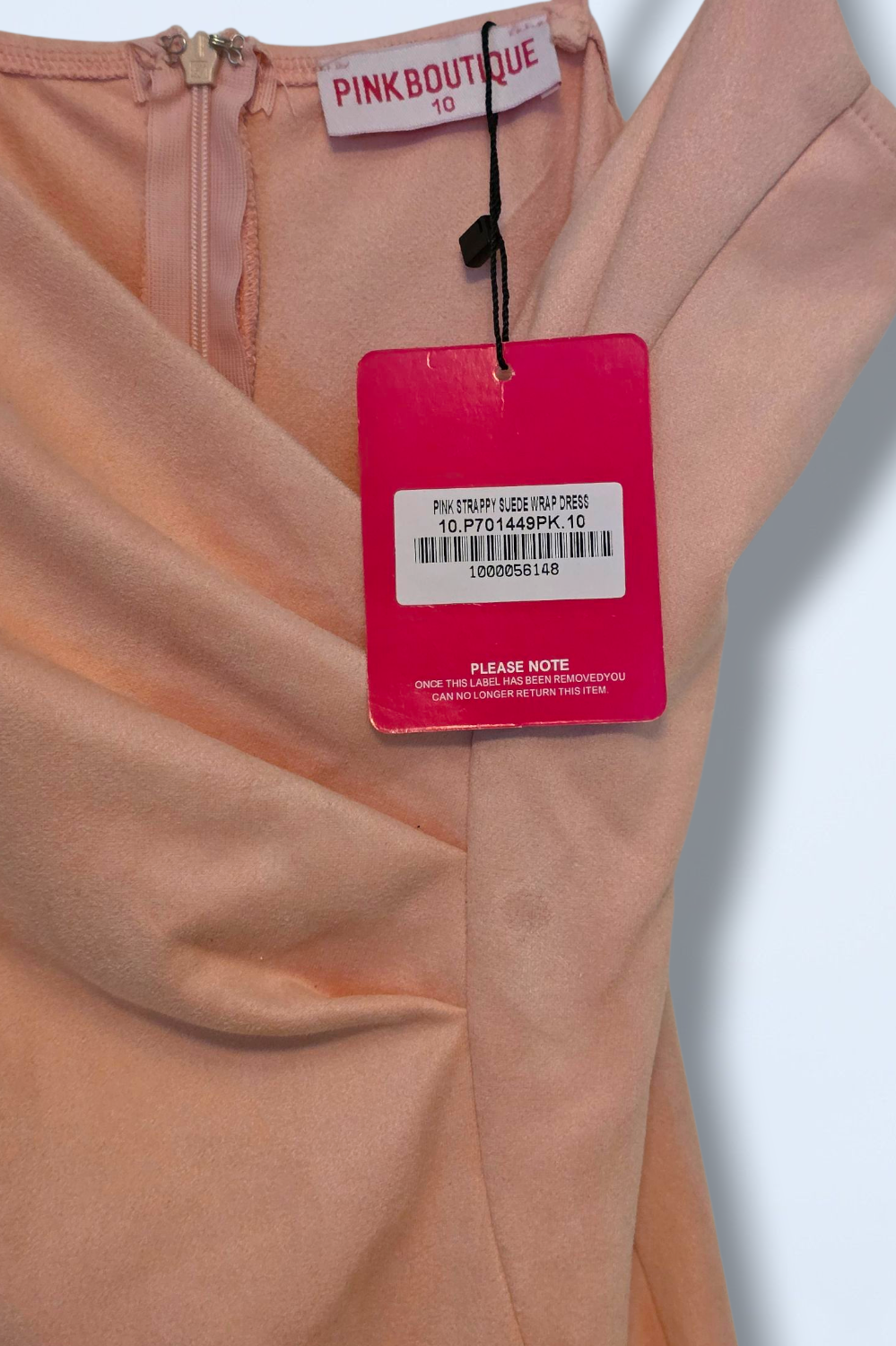 Pink Boutique Strappy Wrap Dress New UK Size 10