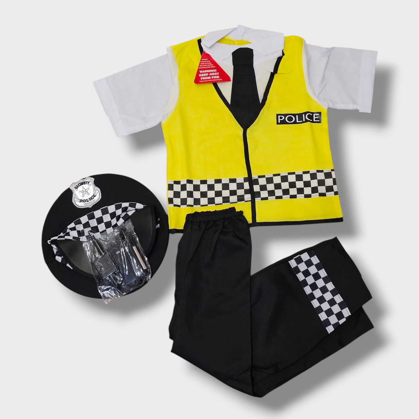 Smiffys Police Boy Costume – Age 4-6 – New with Tags