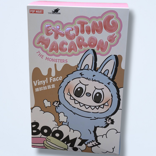 Popmart – NWB – Exciting Macaroon – Vinyl Face Surprise Labubu