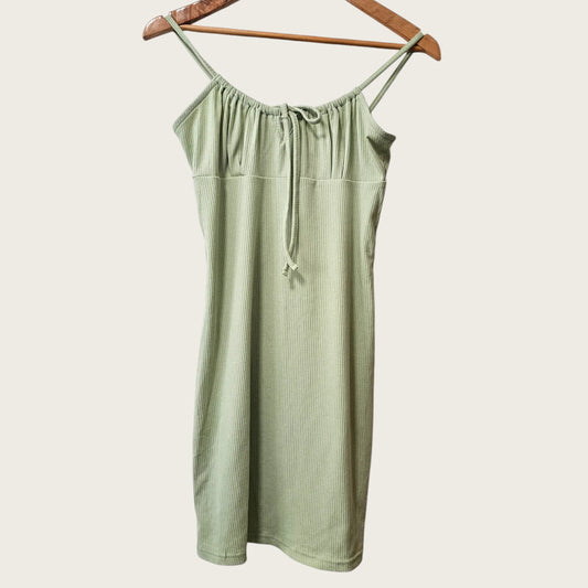 Primark UK 12 New Mint-green Ribbed Dress