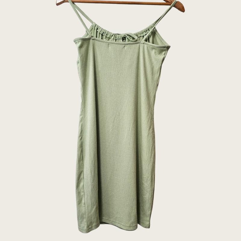 Primark UK 12 New Mint-green Ribbed Dress