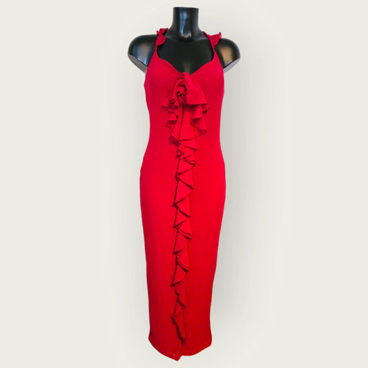 Red Shein Maxi Dress | New, Size Large