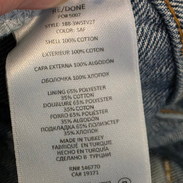 Re/Done - 70s Stove Pipe Jeans – NWT – Size 28