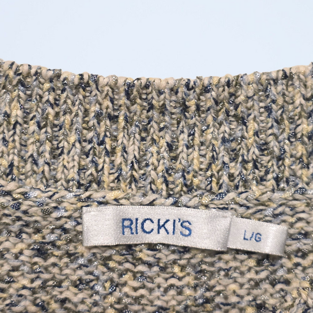 Ricki's – Size Large – Multi-coloured Fleck Knitted Vest
