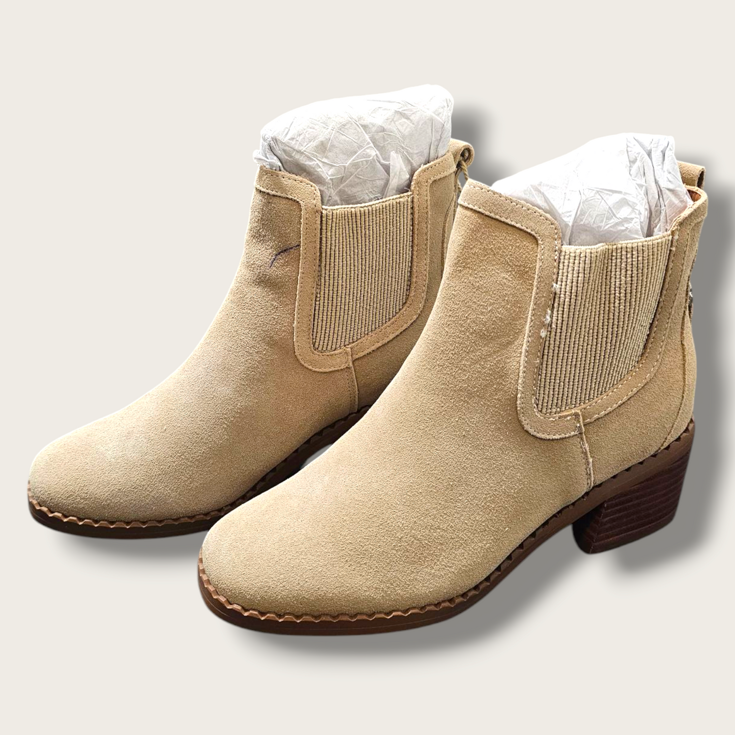 Beige River Island Ankle Boots New UK 6