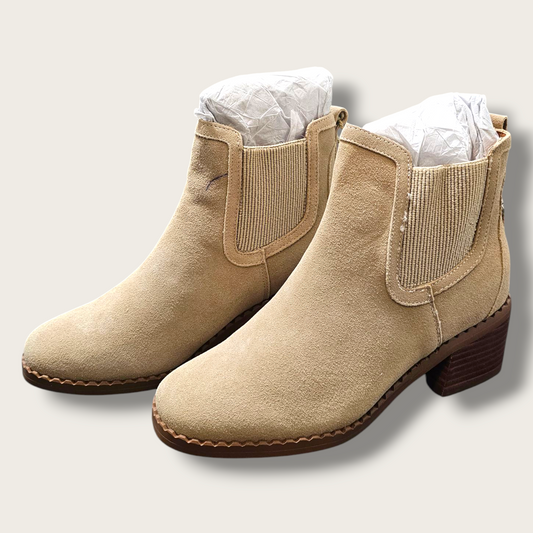 Beige River Island Ankle Boots New UK 6