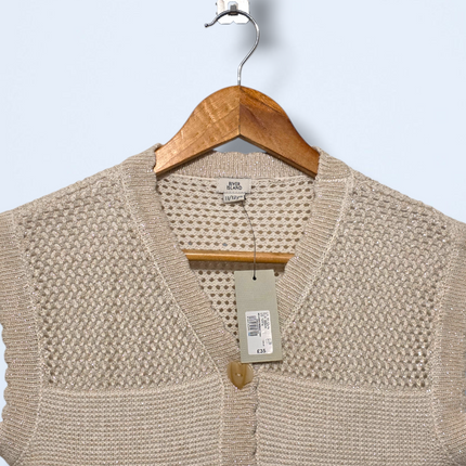 River Island – Age 11-12 – Beige Knitted Cardigan – NWT - £35