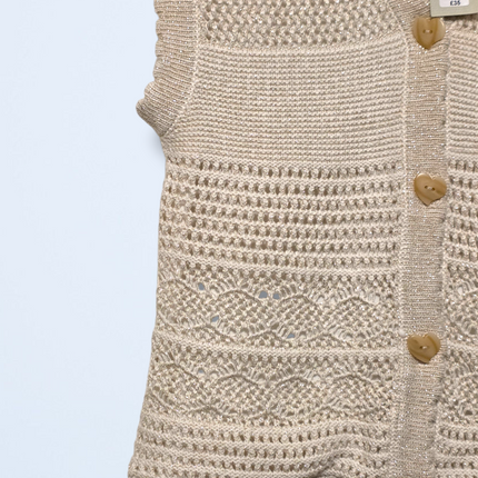 River Island – Age 11-12 – Beige Knitted Cardigan – NWT - £35