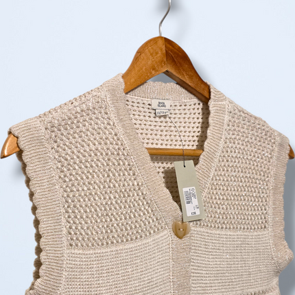 River Island – Age 11-12 – Beige Knitted Cardigan – NWT - £35