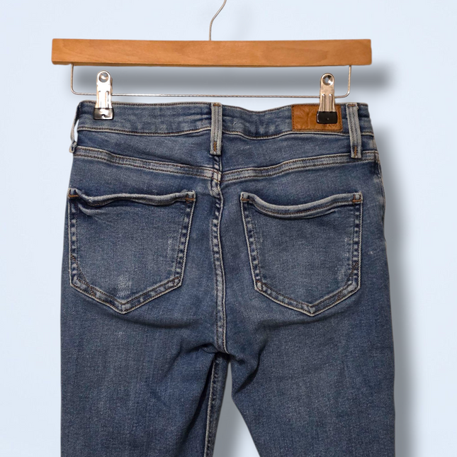 River Island Mid-rise UK 8 Light Wash Denim Jeans