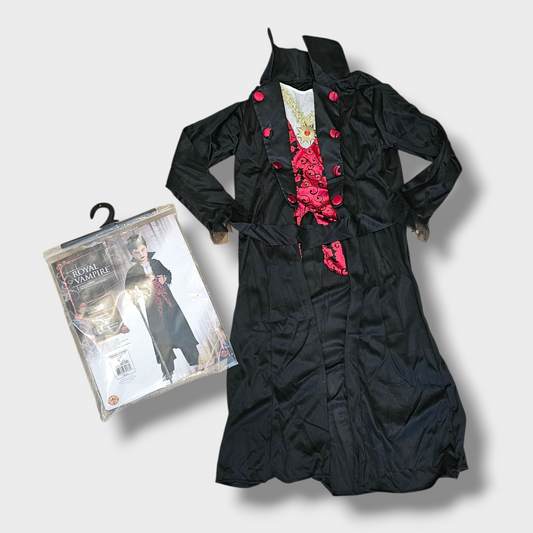 Royal Vampire Halloween Costume – Age 8–10 Years, New with Packaging