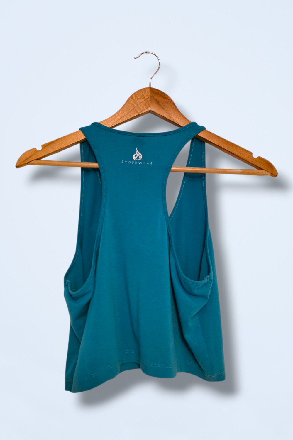 Ryderwear Size Large Blue Cropped Active Wear Top