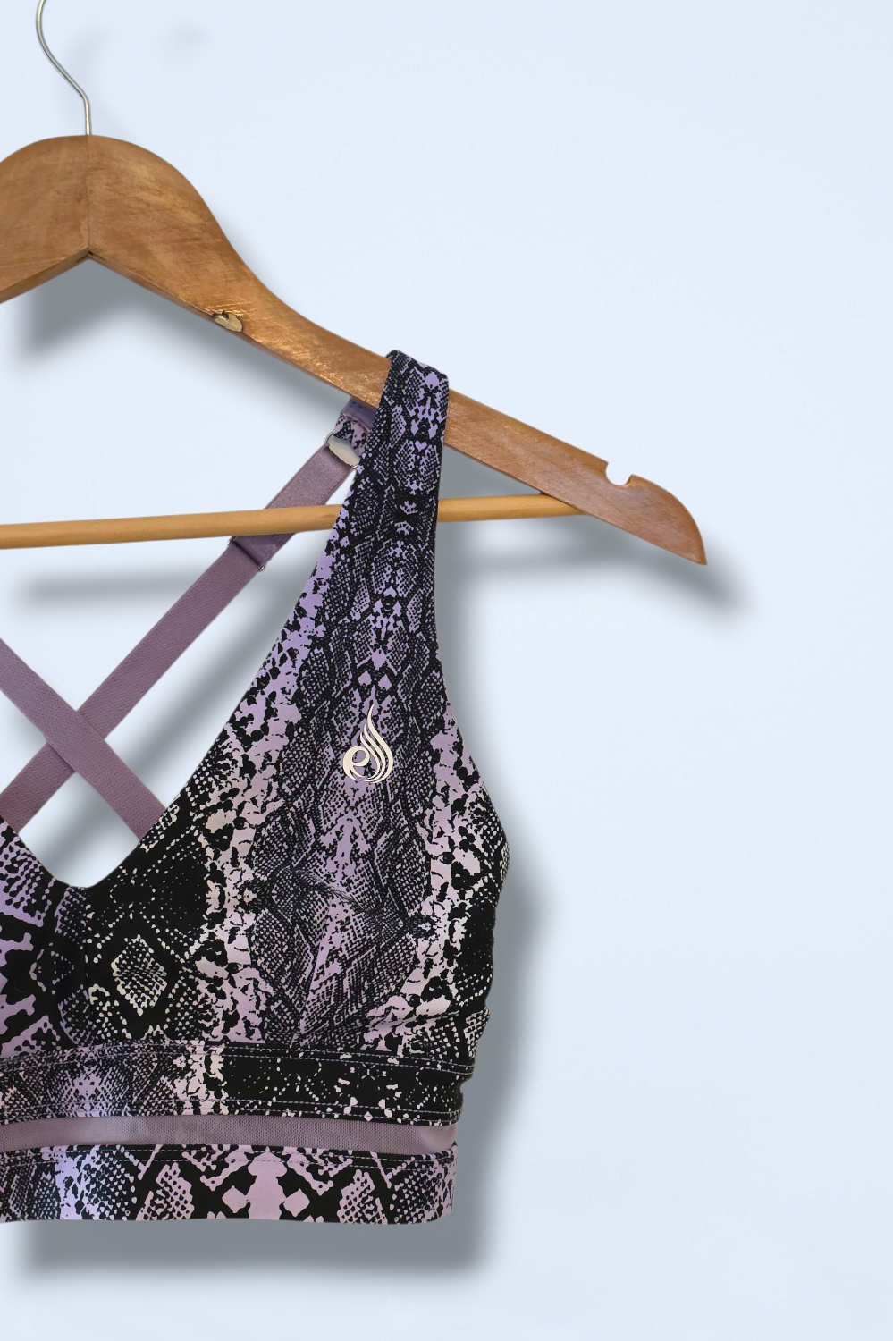 Ryderwear Size Small Animal Print Purple Black Gym Set